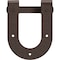 Ekena Millwork Premium Horseshoe Roller Hanger w/ Bolts for Barn Door for 2 1/4" Doors, Copper Vein GB60015R2CV - alternate 1